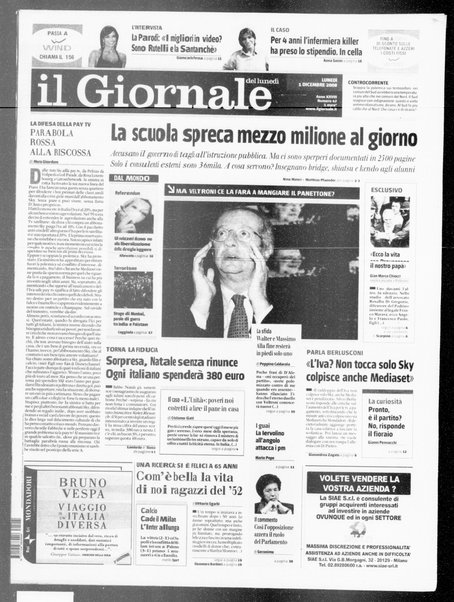 Il giornale del lunedi